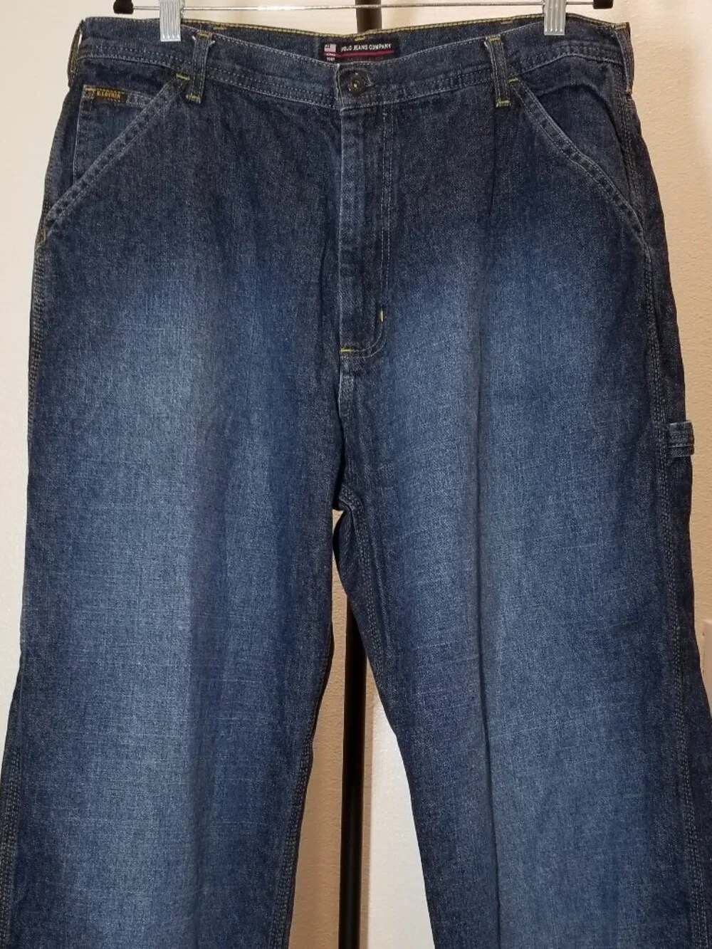 Vintage Polo Jeans Co Polo Ralph Lauren Carpenter Jeans Mens 36x30 Baggy Y2K